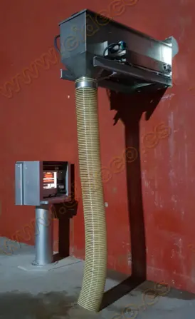 cinta integradora con báscula a la salida de silo orbital CIDECO.es